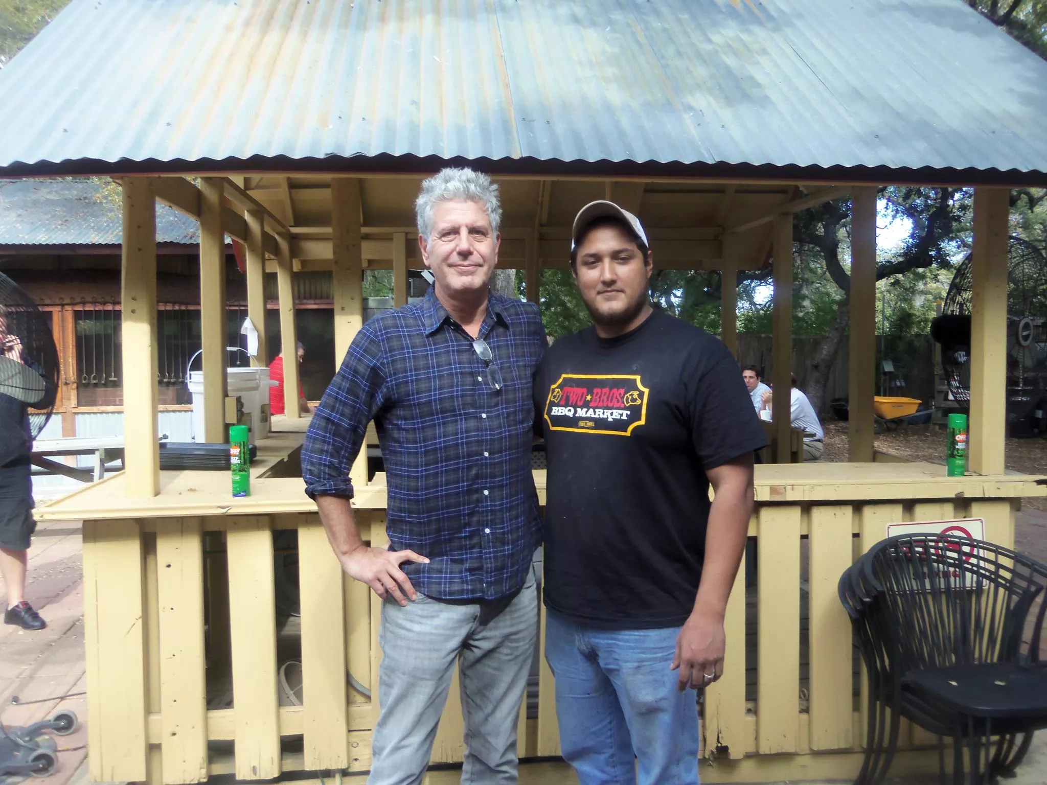 Bourdain Stops At Two Bros Bbq Market Before Trinity Talk The Daily