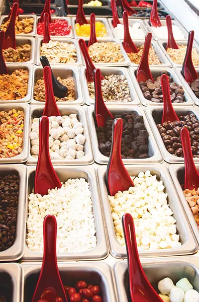 Chill Out with dozens of toppings and fro-yo, for cheap! - RACHEL BOWES