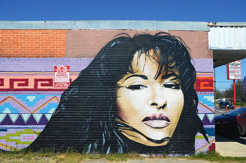 Chris Montoya's mural on South Flores Street is a vivid reminder of how much SA still loves the Tejano music diva. - MATT STIEB