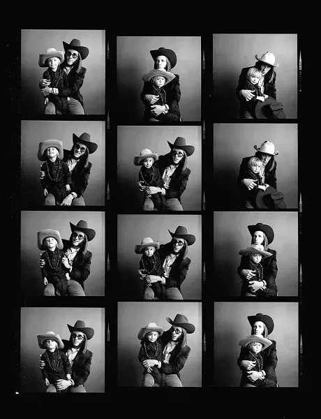 Doug Sahm and son Shawn in a 1968 cover shoot for Rolling Stone. - COURTESY PHOTO