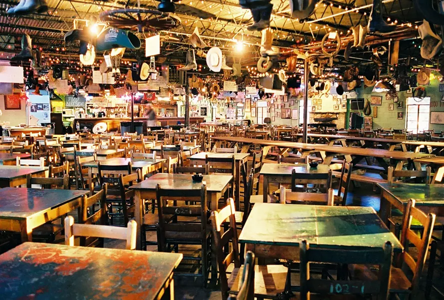 Drink in the Texcentric atmosphere at Floore’s. - COURTESY