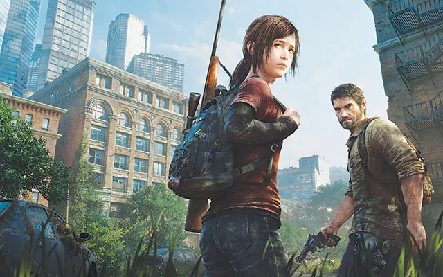Ellie and Joel fighting the fungus-infected creatures that “are not zombies,” according to the game’s creators. - COURTESY PHOTO