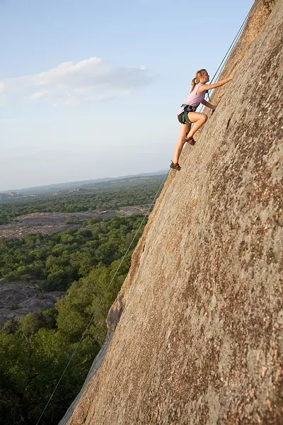 Enchanted Rock park near Fredericksburg is only about an hour north of SA. - COURTESY