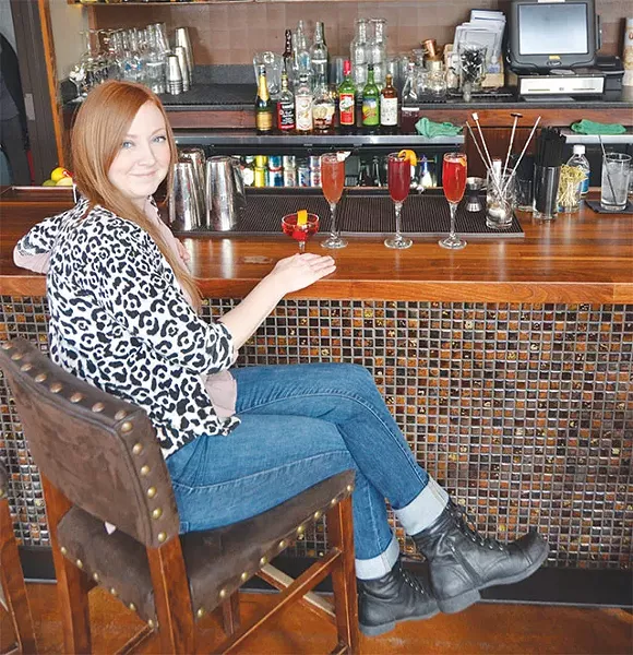 Forsythe with a Roy’s Hot Dog, Love Bites, Seelbach and classic Champagne cocktail - COURTESY PHOTO