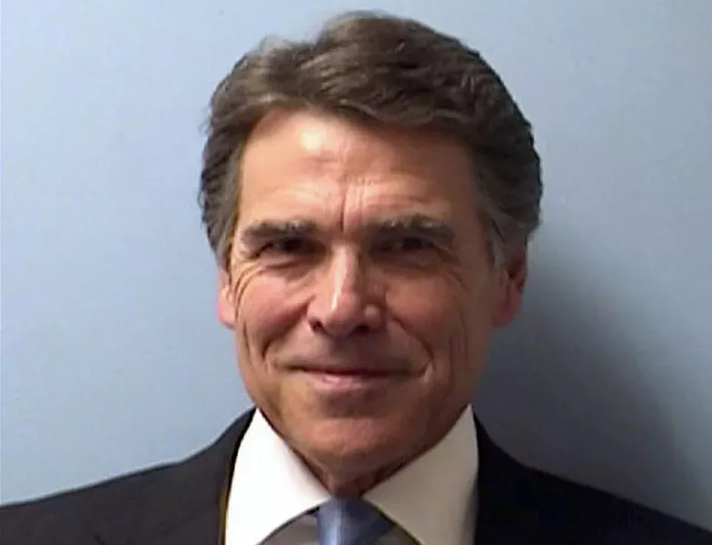 Governor Rick Perry's mugshot - COURTESY