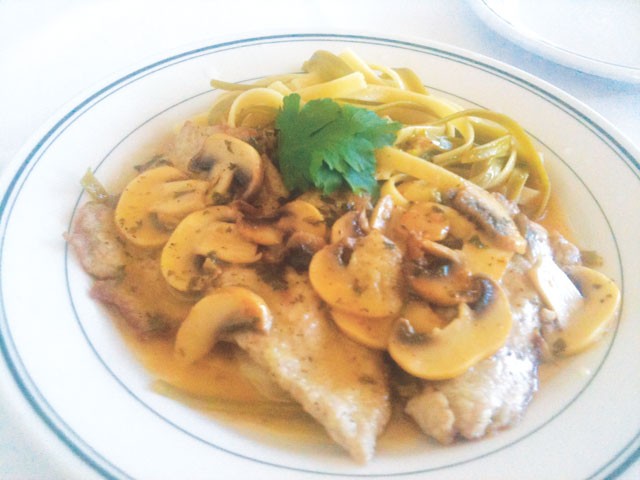 Grandma would approve: Veal piccata from Mesón European Dining. - LAUREN W. MADRID