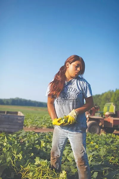 Just another day at the office for Zulema López, 12. - COURTESY PHOTO