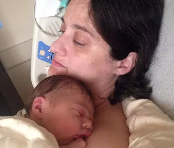 Nicole Dimetman DeLeon and Cleo DeLeon, two plaintiffs in the Texas same-sex marriage case that is awaiting a ruling from a federal appeals court, welcomed their second child today. - COURTESY