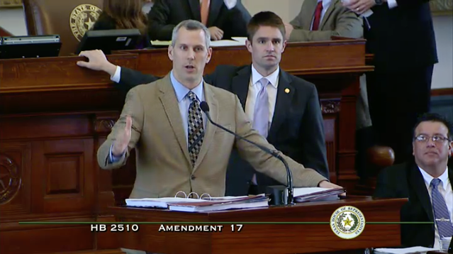 Rep. Matt Schaefer (R-Tyler) hijacked a bill that meant to improve operations at the Department of State Health Services with an amendment banning abortions after 20 weeks in fetuses with genetic abnormalities. The amendment passed despite objections from the bill's Republican author. - NARAL PRO-CHOICE TEXAS