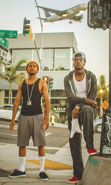 Raka Rich (left) and Raka Dun will be at War Room on Saturday. Dress to impress. - COURTESY PHOTO