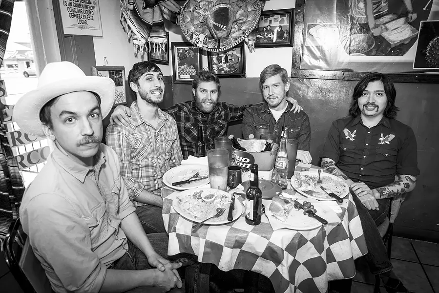 Songwriter Jerid Morris (left) and El Campo come correct with their debut album, Remember. - COURTESY