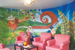 Step down into the artsy, Fair Trade vibe at Blue Star’s Lazarus Coffee House.