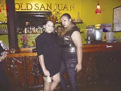 Teonna Rector and Chanel N. Singleton at Old San Juan.