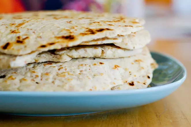 The astronauts may eat tortillas, but they aren't the delicious homemade kind. - VIA TRAVELINGTRIBE.NET
