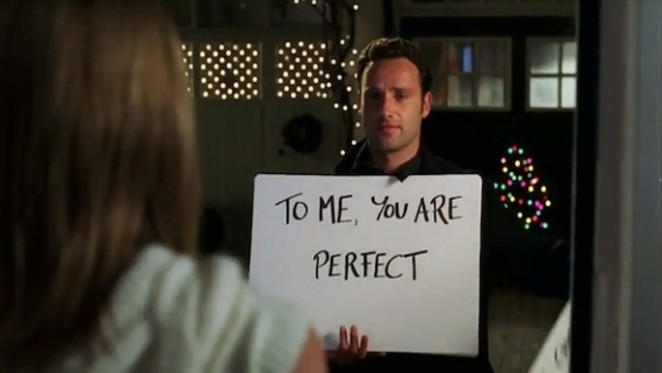 From the imperfect holiday classic, 'Love Actually'