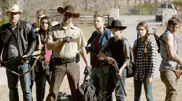 A motley crew of zombie apocalypse survivors searches for a safe haven in The Walking Deceased. - COURTESY