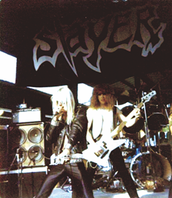 S.A. Slayer performs at the battle of the bands that won them their record deal. - COURTESY