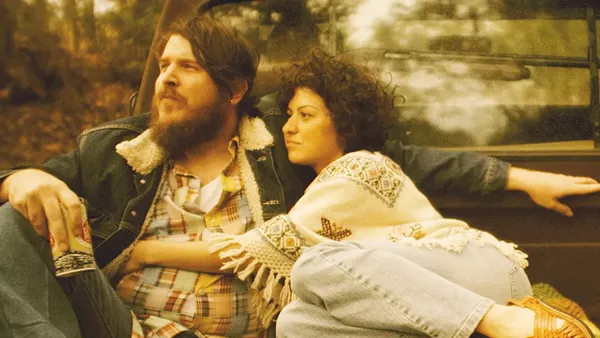 Ben Dickey and Alia Shawkat as Blaze Foley and Sybil Rosen - SUNDANCE SELECTS