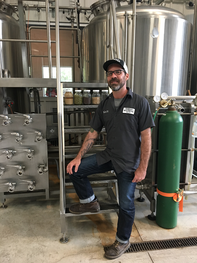 Nate Seale of Family Business Brewery - RON BECHTOL