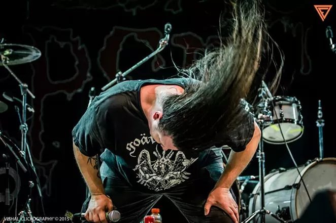 This is what Cannibal Corpse's brand of headbanging looks like. - VIA CANNIBAL CORPSE'S FACEBOOK