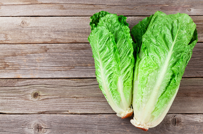 Stay away from romaine lettuce. - SHUTTERSTOCK