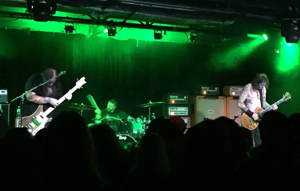 Stoner rock icons Sleep pummel through their show closer, "Dragonaut." - SANFORD NOWLIN