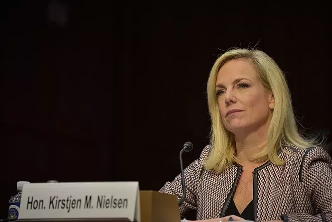 DHS Secretary Kirstjen Nielsen says asylum seekers will be required to remain in Mexico while U.S. immigration courts process their claims. - DEPARTMENT OF HOMELAND SECURITY