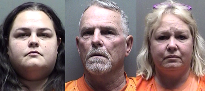 Amanda Tatum, Douglas Coats, and Stella Coats (L-R) - WILSON COUNTY SHERIFF'S OFFICE