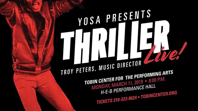 YOSA Presents: Thriller LIVE! Flyer - TROY PETERS