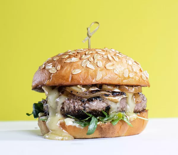 The Devil’s River Lamb Burger from Zinc - ERIK GUSTAFSON