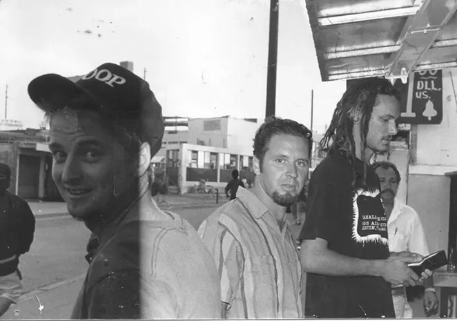 Cherubs at a taco stand in the early '90s - FACEBOOK, CHERUBS FAN PAGE, GABE SORIA