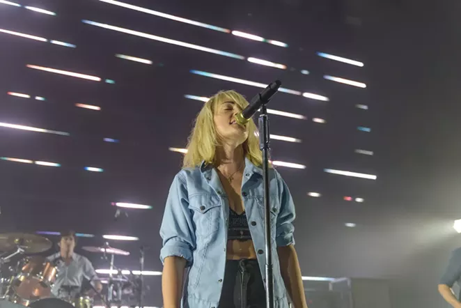 Metric's Emily Haines keeps the band fresh because she's as intoxicated by the music as anyone. - JAIME MONZON