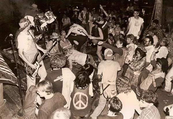 The Hickoids tearing it up in front of an enthusiastic crowd. - COURTESY JEFF SMITH