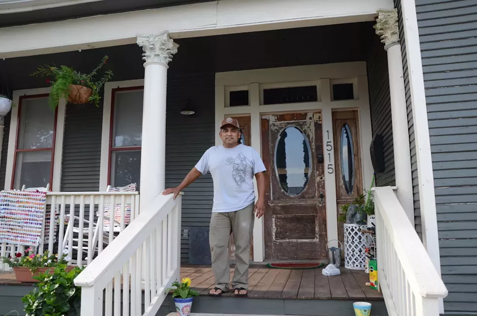 West Side homeowner Chris Benavidez sees new investiment as beneficial. - BRYAN RINDFUSS