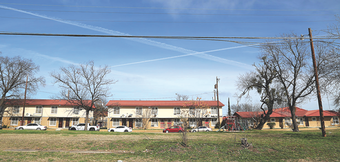 West Side public housing project the Alazan Courts - BEN OLIVO