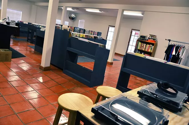 Listening stations and a diverse selection of vinyl await customers at the newly opened Crazy Rhythms. - CHRIS CONDE