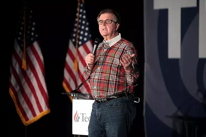 Lt. Gov. Dan Patrick made headlines this month by saying he’s willing to stand up to the NRA and call for background checks. - GAGE SKIDMORE