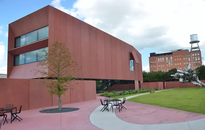 A view of Ruby City’s exterior from the sculpture garden. - BRYAN RINDFUSS