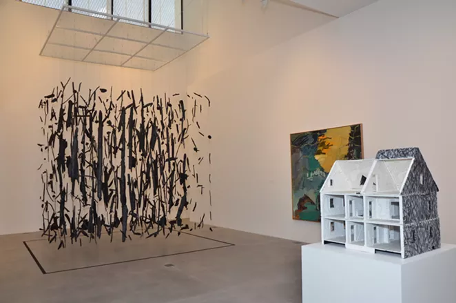 Cornelia Parker’s Heart of Darkness is one of the pieces from Linda Pace’s collection on display inside Ruby City. - BRYAN RINDFUSS