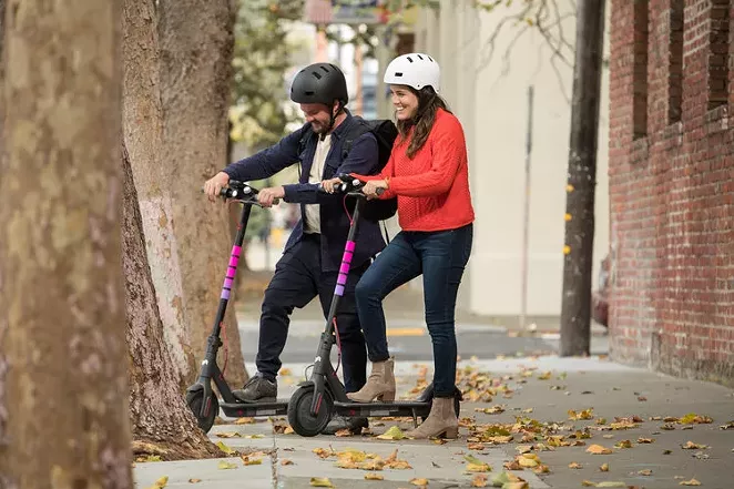 Lyft Scooters is exiting six U.S. markets, including San Antonio. - COURTESY OF LYFT