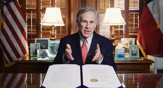 Gov. Greg Abbott: The Great Communicator he ain't - YOUTUBE / SCREEN CAPTURE