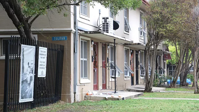 The Alazan-Apache Courts is San Antonio's largest and oldest public housing development. - BEN OLIVO