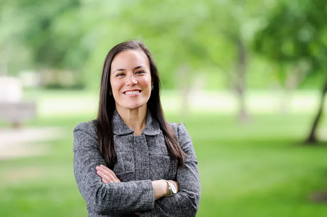 Gina Ortiz Jones is running to represent the South Texas district being vacated by retiring GOP House member Will Hurd. - COURTESY PHOTO