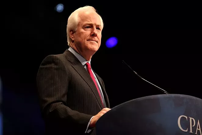 Texas voters are almost evenly split whether Sen. John Cornyn is doing a good job or a bad one. - GAGE SKIDMORE