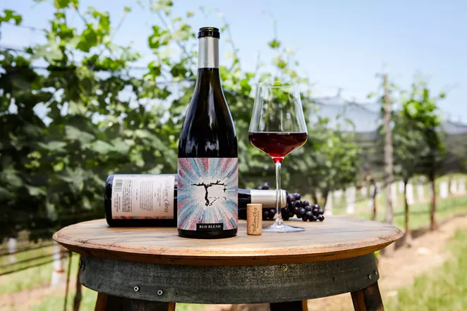 The wine will be available at H-E-B, Twin Liquors, Whole Foods Market and several independent bottle shops throughout Texas starting this week. - MADISON BOUDREAUX