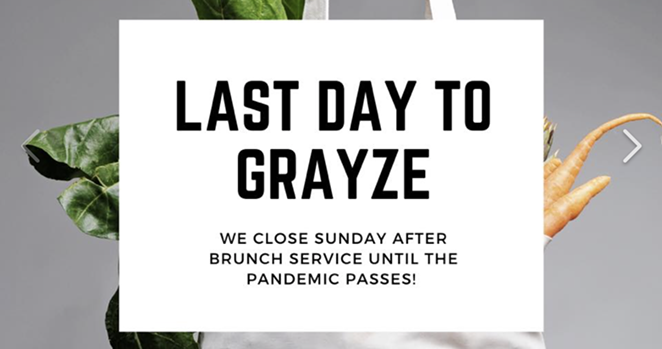 Grayze on Grayson has been listed on LoopNet as a retail space for lease. - INSTAGRAM / GRAYZEONGRAYSON