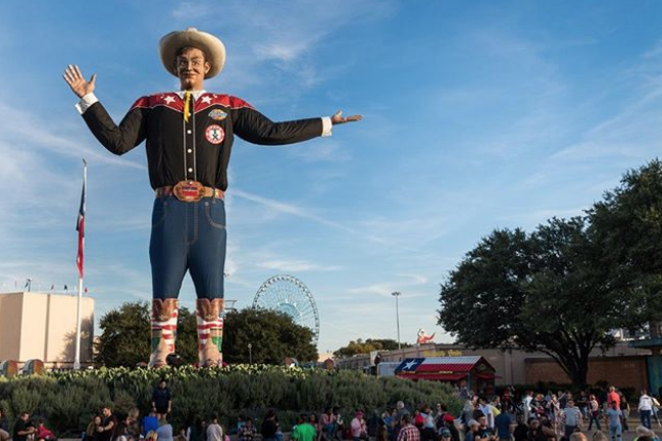 Big Tex greets fairgoers at the 2019 State Fair of Texas. - INSTAGRAM / STATEFAIROFTX