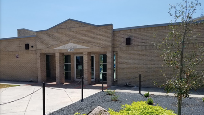 The Carver Library is one of three new cooling centers opened to the public this week. - GOOGLE MAPS / SUSAN LEMKE