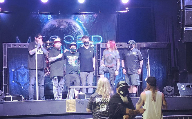 Dallas rock group MESSER performed Saturday at Fort Worth music venue The Rail Club Live. - INSTAGRAM / PAMPEREDPOETS