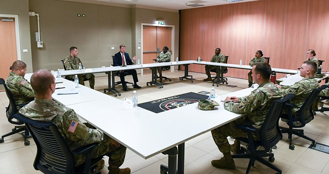 Secretary of the Army Ryan McCarthy met with Fort Hood soldiers to discuss sexual assault, discrimination, and health & welfare within the ranks of the Army. - INSTAGRAM / SECRETARY_OF_THE_ARMY